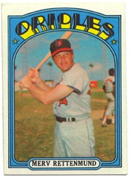 1972 Topps Baseball Cards      235     Merv Rettenmund